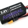 Admiral 3500mAh 2S 7.4V Li-ion Battery With XT30 Connector -Kyosho Store admiral 2 cell 7 4v li ion ncr 18650 3500mah battery w xt30 connector motion rc 14278825738289
