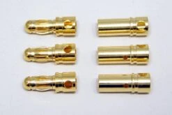 Admiral 3.5mm Gold Bullet ESC And Motor Connectors (3 Sets)