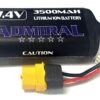 Admiral 3500mAh 2S 7.4V Li-ion Battery With XT60 Connector -Kyosho Store admiral 3500mah 2s 7 4v li ion battery with xt60 connector motion rc 28954679705649