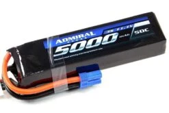 Admiral 5000mAh 3S 11.1V 50C LiPo Battery With EC5 Connector