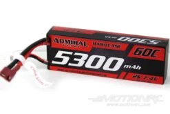 Admiral 5300mAh 2S 7.4V 60C Hard Case LiPo Battery With T Connector -Kyosho Store admiral 5300mah 2s 7 4v 60c hard case lipo battery with t connector motion rc 28471670276145