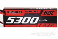 Admiral 5300mAh 2S 7.4V 60C Hard Case LiPo Battery With T Connector -Kyosho Store admiral 5300mah 2s 7 4v 60c hard case lipo battery with t connector motion rc 28471670407217