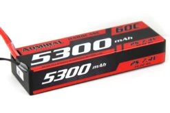 Admiral 5300mAh 2S 7.4V 60C Hard Case LiPo Battery With T Connector
