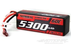 Admiral 5300mAh 3S 11.1V 60C Hard Case LiPo Battery With T Connector -Kyosho Store admiral 5300mah 3s 11 1v 60c hard case lipo battery with t connector motion rc 28471709368369