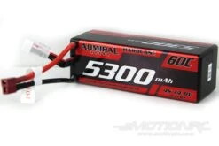 Admiral 5300mAh 4S 14.8V 60C Hard Case LiPo Battery With T Connector -Kyosho Store admiral 5300mah 4s 14 8v 60c hard case lipo battery with t connector motion rc 28472155766833