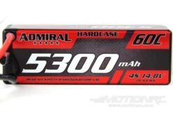 Admiral 5300mAh 4S 14.8V 60C Hard Case LiPo Battery With T Connector -Kyosho Store admiral 5300mah 4s 14 8v 60c hard case lipo battery with t connector motion rc 28472162877489