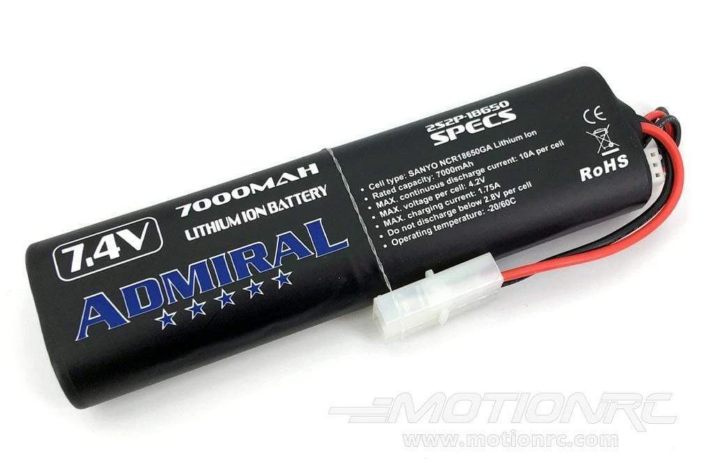 Admiral 7000mAh 2S 7.4V Li-ion Battery With Tamiya Connector 4 Admiral 7000mAh 2S 7.4V Li-ion Battery With Tamiya Connector - Image 2