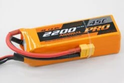 Admiral Pro 2200mAh 4S 14.8V 45C LiPo Battery With XT60 Connector