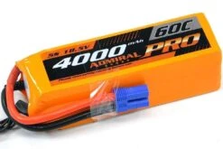 Admiral Pro 4000mAh 5S 18.5V 60C LiPo Battery With EC5 Connector