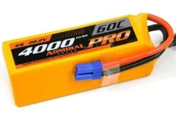 Admiral Pro 4000mAh 6S 22.2V 60C LiPo Battery With EC5 Connector