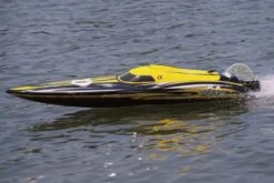 Bancroft Alpha Yellow Brushless 950mm (37.4") Extreme Deep V Racer - RTR