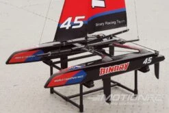 Bancroft Binary 400mm (15.7") Catamaran Sailboat - RTR -Kyosho Store bancroft binary 400mm 15 7 catamaran sailboat rtr motion rc 28096943980593