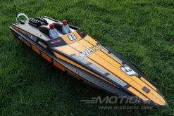 Bancroft Jetpower Orange 645mm (25") Sprintboat - RTR -Kyosho Store bancroft jetpower orange 645mm 25 sprintboat rtr motion rc 14323332808753