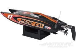 Bancroft Magic Cat V5 Micro 220mm (8.7") Racing Boat - RTR -Kyosho Store bancroft magic cat v5 micro 220mm 8 7 racing boat rtr motion rc 28090801520689