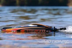 Bancroft Magic Cat V5 Micro 220mm (8.7") Racing Boat - RTR -Kyosho Store bancroft magic cat v5 micro 220mm 8 7 racing boat rtr motion rc 28440741871665