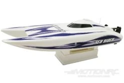 Bancroft Searider V4 Brushed 360mm (14.2") Offshore Catamaran Racer - RTR -Kyosho Store bancroft searider v4 360mm 14 2 offshore catamaran racer rtr motion rc 28094238457905