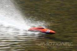Bancroft Swordfish Deep V Red 675mm (26.5") Racing Boat - RTR -Kyosho Store bancroft swordfish deep v red 24 racing boat rtr motion rc 14323333431345