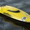 Bancroft Swordfish Deep V Yellow 675mm (26.5") Racing Boat - RTR -Kyosho Store bancroft swordfish deep v yellow 24 racing boat rtr motion rc 14323334381617