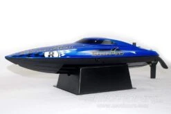Bancroft Swordfish Mini Blue 430mm (17") Racing Boat - RTR -Kyosho Store bancroft swordfish mini blue 17 racing boat rtr motion rc 14323336282161