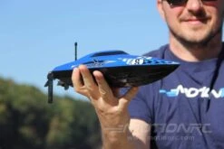 Bancroft Swordfish Mini Blue 430mm (17") Racing Boat - RTR -Kyosho Store bancroft swordfish mini blue 430mm 17 racing boat rtr motion rc 15557009211441