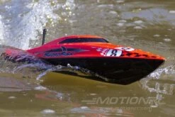 Bancroft Swordfish Mini Red 430mm (17") Racing Boat - RTR -Kyosho Store bancroft swordfish mini red 430mm 17 racing boat rtr motion rc 15556943183921