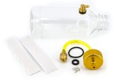 BenchCraft 260mL (9oz) Transparent Fuel Tank And Aluminum Fitting Set
