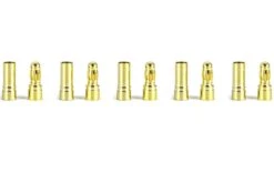 BenchCraft 3.5mm Gold Bullet ESC And Motor Connectors (5 Pairs)