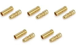 BenchCraft 4mm Gold Bullet ESC And Motor Connectors (5 Pairs)