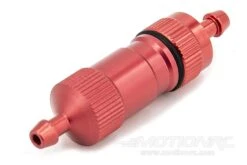 BenchCraft High Capacity Fuel Filter - Red -Kyosho Store benchcraft high capacity fuel filter red motion rc 15592935194673