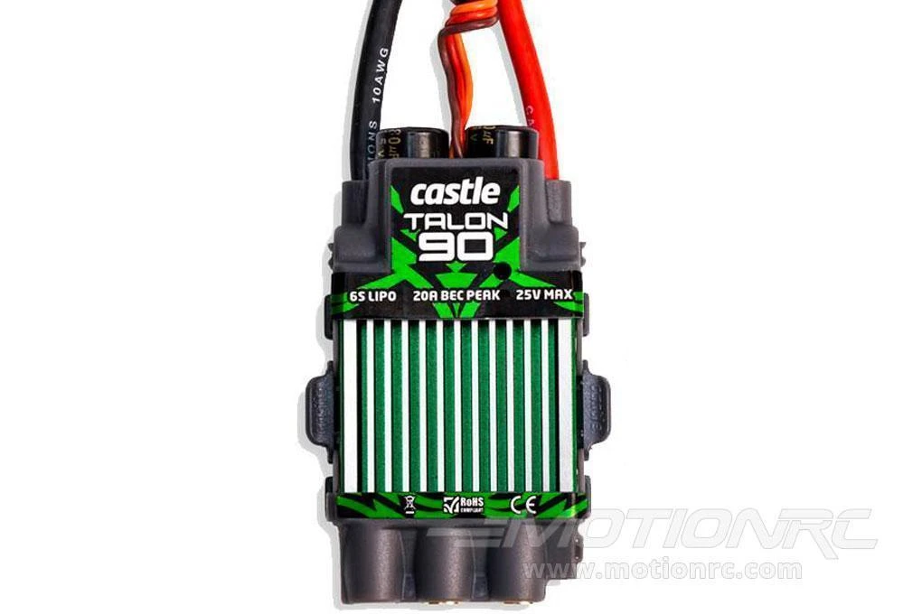 Castle Creations Talon 90A ESC With 20A BEC 4 Castle Creations Talon 90A ESC With 20A BEC - Image 2