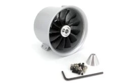 Freewing 80mm 12 Blade Metal EDF Set For Inrunner Motors - Black