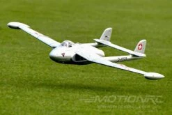 Freewing De Havilland DH-112 Venom V2 Swiss Silver 90mm EDF Jet - ARF PLUS -Kyosho Store freewing de havilland dh 112 venom v2 swiss silver 90mm edf jet arf plus motion rc 28193751990321