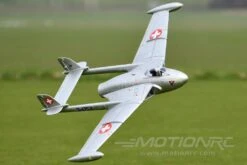 Freewing De Havilland DH-112 Venom V2 Swiss Silver 90mm EDF Jet - ARF PLUS -Kyosho Store freewing de havilland dh 112 venom v2 swiss silver 90mm edf jet arf plus motion rc 28193759625265