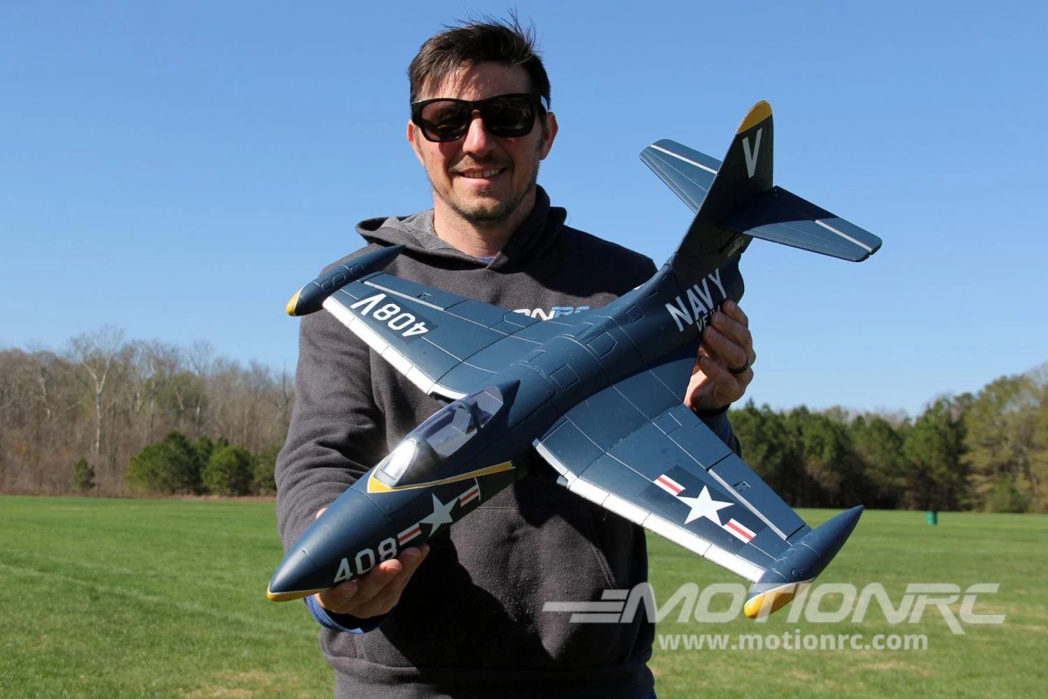 Freewing F9F Panther 4S Blue 64mm EDF Jet - PNP 7 Freewing F9F Panther 4S Blue 64mm EDF Jet - PNP - Image 5