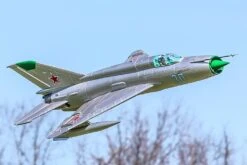 Freewing Mig-21 Silver 80mm EDF Jet - ARF PLUS