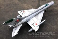 Freewing Mig-21 Silver 80mm EDF Jet - ARF PLUS -Kyosho Store freewing mig 21 silver 80mm edf jet arf plus motion rc 28190098554929
