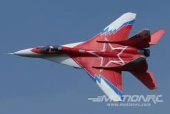 Freewing MiG-29 Fulcrum Red Star Twin 80mm EDF Jet With Thrust Vectoring - PNP -Kyosho Store freewing mig 29 fulcrum red star twin 80mm edf jet with thrust vectoring pnp motion rc 29005908508721