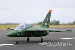 Freewing Yak-130 Green 70mm EDF Jet - ARF PLUS -Kyosho Store freewing yak 130 green 70mm edf jet arf plus motion rc 28997916164145