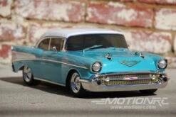 Kyosho Fazer Mk2 FZ02L 1957 Chevy Bel Air Coupe Tropical Turquoise 1/10 Scale 4WD Car - RTR -Kyosho Store kyosho fazer mk2 fz02l 1957 chevy bel air coupe tropical turquoise 1 10 scale 4wd car rtr motion rc 46524708094297