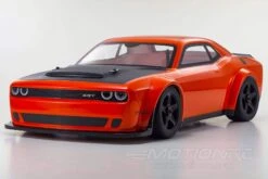 Kyosho Inferno GT2 VE Dodge Challenger SRT Demon Mango 1/8 Scale 4WD Car - RTR -Kyosho Store kyosho inferno gt2 ve dodge challenger srt demon mango 1 8 scale 4wd car rtr motion rc 15259764228145