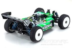 Kyosho Inferno MP9e Evo V2 Green 1/8 Scale 4WD Buggy - RTR -Kyosho Store kyosho inferno mp9e evo v2 green 1 8 scale 4wd buggy rtr motion rc 15553987346481