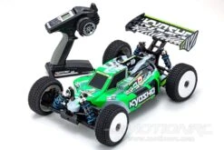 Kyosho Inferno MP9e Evo V2 Green 1/8 Scale 4WD Buggy - RTR -Kyosho Store kyosho inferno mp9e evo v2 green 1 8 scale 4wd buggy rtr motion rc 15553987412017