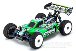 Kyosho Inferno MP9e Evo V2 Green 1/8 Scale 4WD Buggy - RTR -Kyosho Store kyosho inferno mp9e evo v2 green 1 8 scale 4wd buggy rtr motion rc 15553987444785