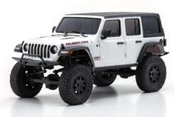 Kyosho Mini-Z 4x4 Jeep Wrangler Unlimited Rubicon Bright White 1/27 Scale 4WD Truck - RTR