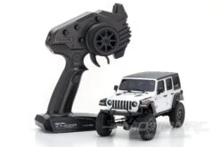 Kyosho Mini-Z 4x4 Jeep Wrangler Unlimited Rubicon Bright White 1/27 Scale 4WD Truck - RTR -Kyosho Store kyosho mini z 4x4 jeep wrangler unlimited rubicon bright white 1 18 scale 4wd truck rtr motion rc 15431996178481