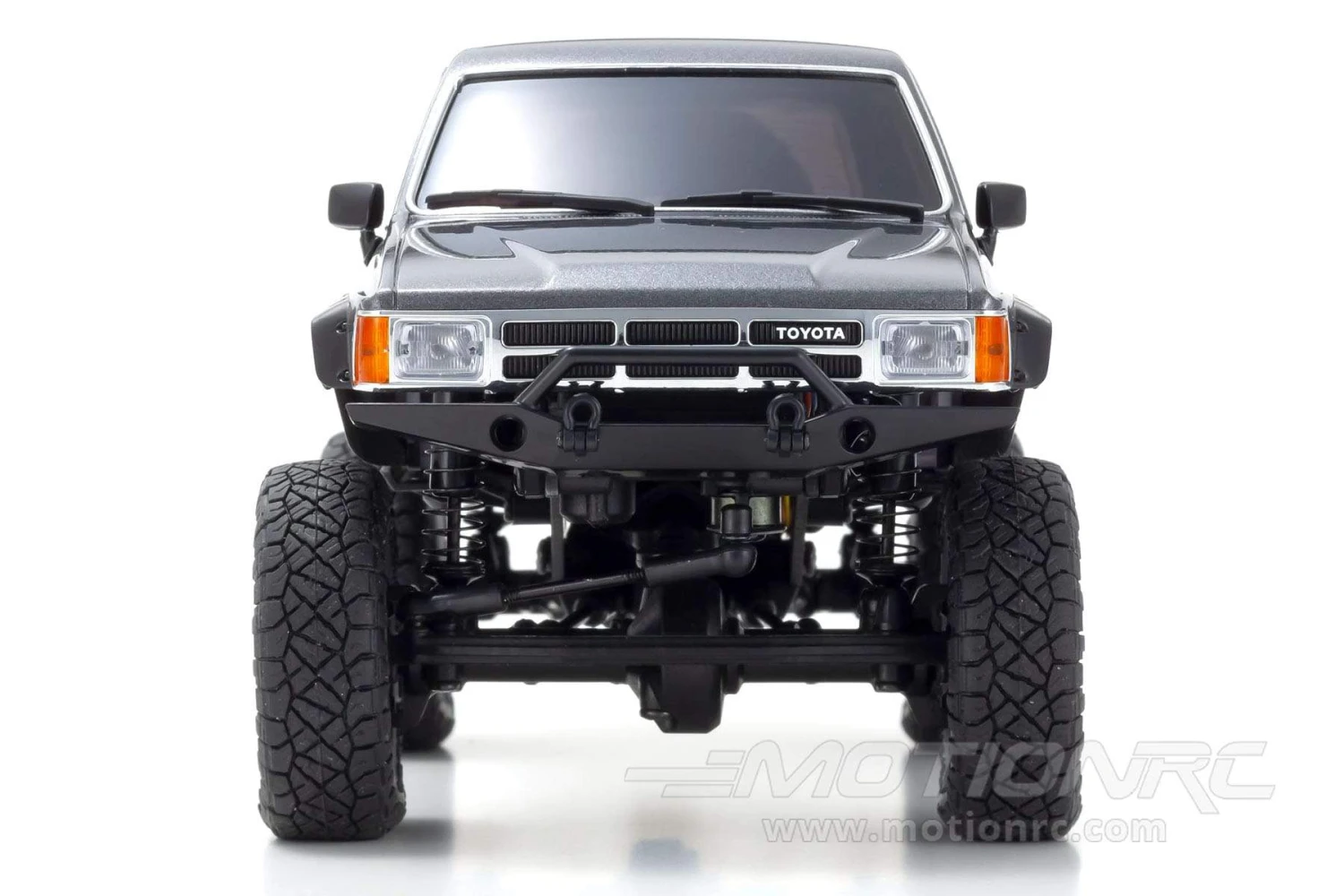 Kyosho Mini-Z 4X4 Toyota 4 Runner Dark Metallic Grey Crawler Readyset 1/24 Scale 4WD Truck - RTR 6 Kyosho Mini-Z 4X4 Toyota 4 Runner Dark Metallic Grey Crawler Readyset 1/24 Scale 4WD Truck - RTR - Image 4