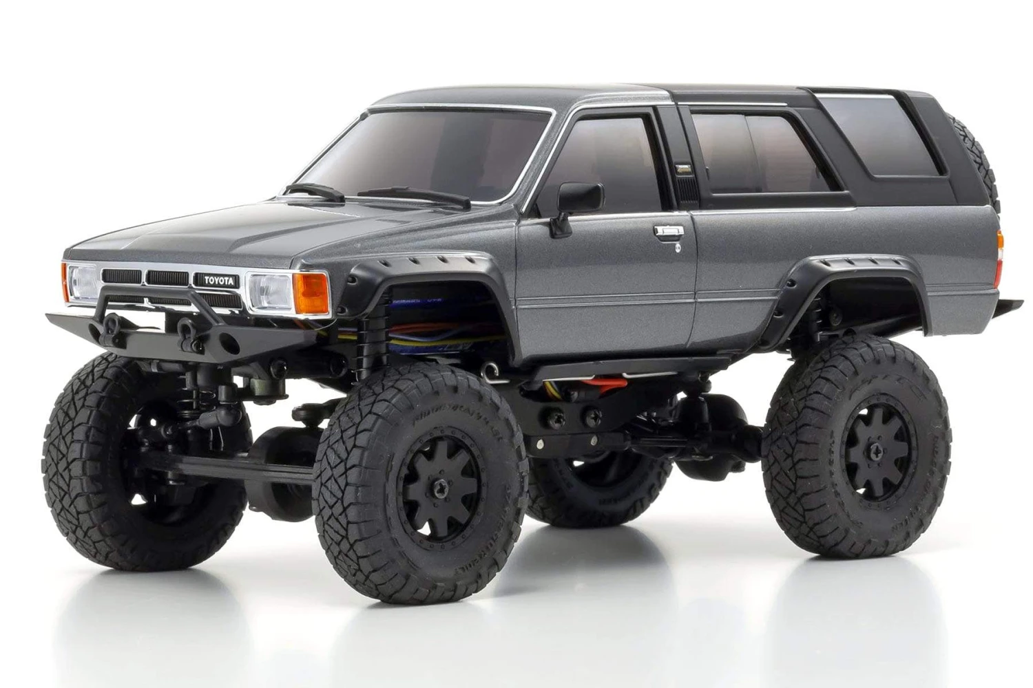 Kyosho Mini-Z 4X4 Toyota 4 Runner Dark Metallic Grey Crawler Readyset 1/24 Scale 4WD Truck - RTR 3 Kyosho Mini-Z 4X4 Toyota 4 Runner Dark Metallic Grey Crawler Readyset 1/24 Scale 4WD Truck - RTR