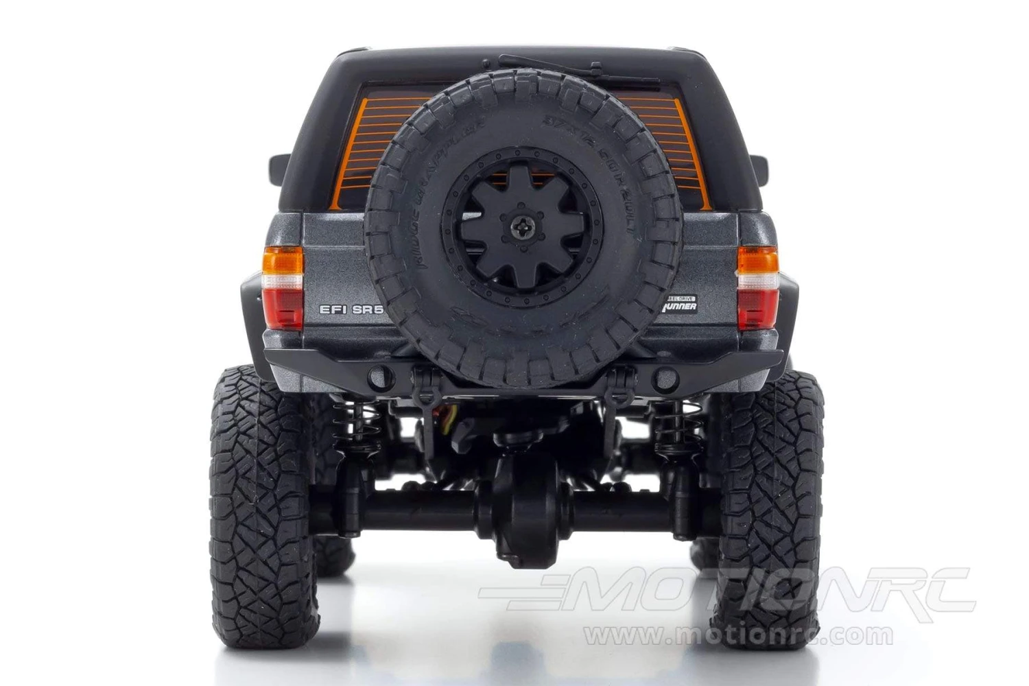 Kyosho Mini-Z 4X4 Toyota 4 Runner Dark Metallic Grey Crawler Readyset 1/24 Scale 4WD Truck - RTR 7 Kyosho Mini-Z 4X4 Toyota 4 Runner Dark Metallic Grey Crawler Readyset 1/24 Scale 4WD Truck - RTR - Image 5