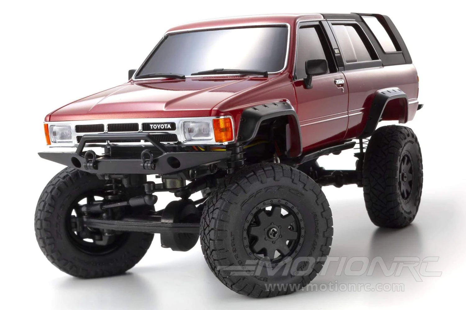 Kyosho Mini-Z 4X4 Toyota 4 Runner Metallic Red Crawler Readyset 1/24 Scale 4WD Truck - RTR 5 Kyosho Mini-Z 4X4 Toyota 4 Runner Metallic Red Crawler Readyset 1/24 Scale 4WD Truck - RTR - Image 3