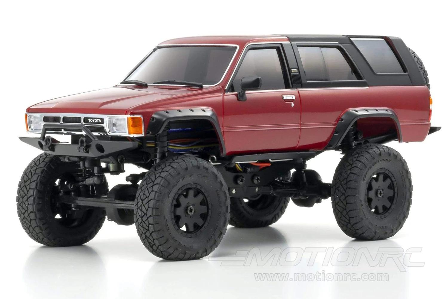 Kyosho Mini-Z 4X4 Toyota 4 Runner Metallic Red Crawler Readyset 1/24 Scale 4WD Truck - RTR 4 Kyosho Mini-Z 4X4 Toyota 4 Runner Metallic Red Crawler Readyset 1/24 Scale 4WD Truck - RTR - Image 2